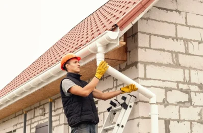 Pose et remplacement de gouttières à Guessling-Hémering